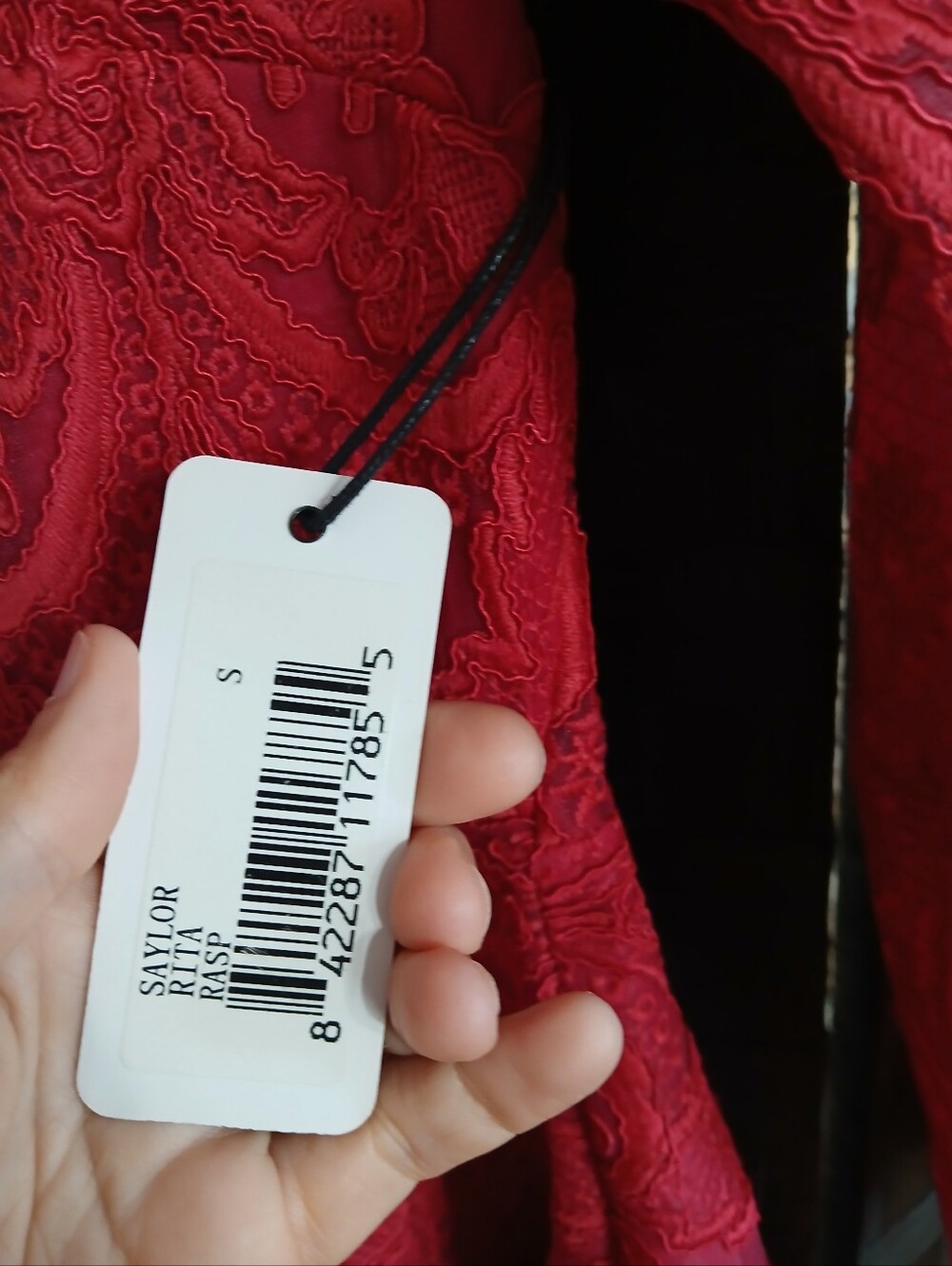 Saylor Rita Dress In Rasberry NWT Fit And Flare Party Wedding Guest HOCO Dance - Picture 7 of 9